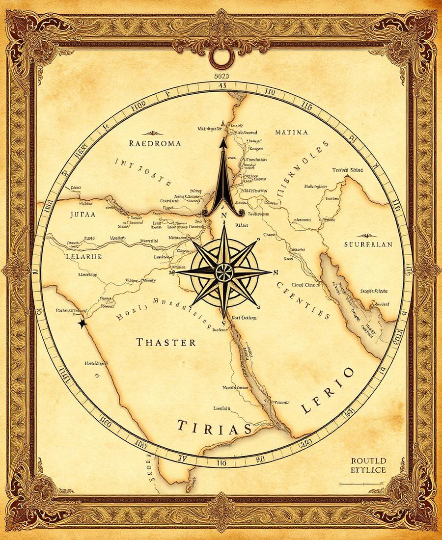 Mapa Ilustrado de las Regiones Bíblicas